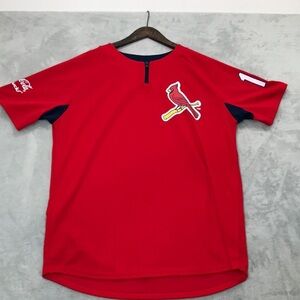 ST. LOUIS CARDINALS  Jersey shirt red XL COCA COLA Schnucks PROMO